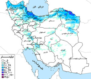 حوضه آبریز خلیج‌فارس و دریای عمان کم باران‌ترین حوضه درجه ۱ کشور